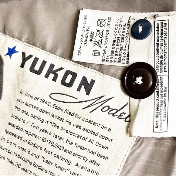 EDDIE BAUER Goose Down Classic Yukon Hooded Faux Fur Trimmed Teal Coat, Small - Picture 14 of 16